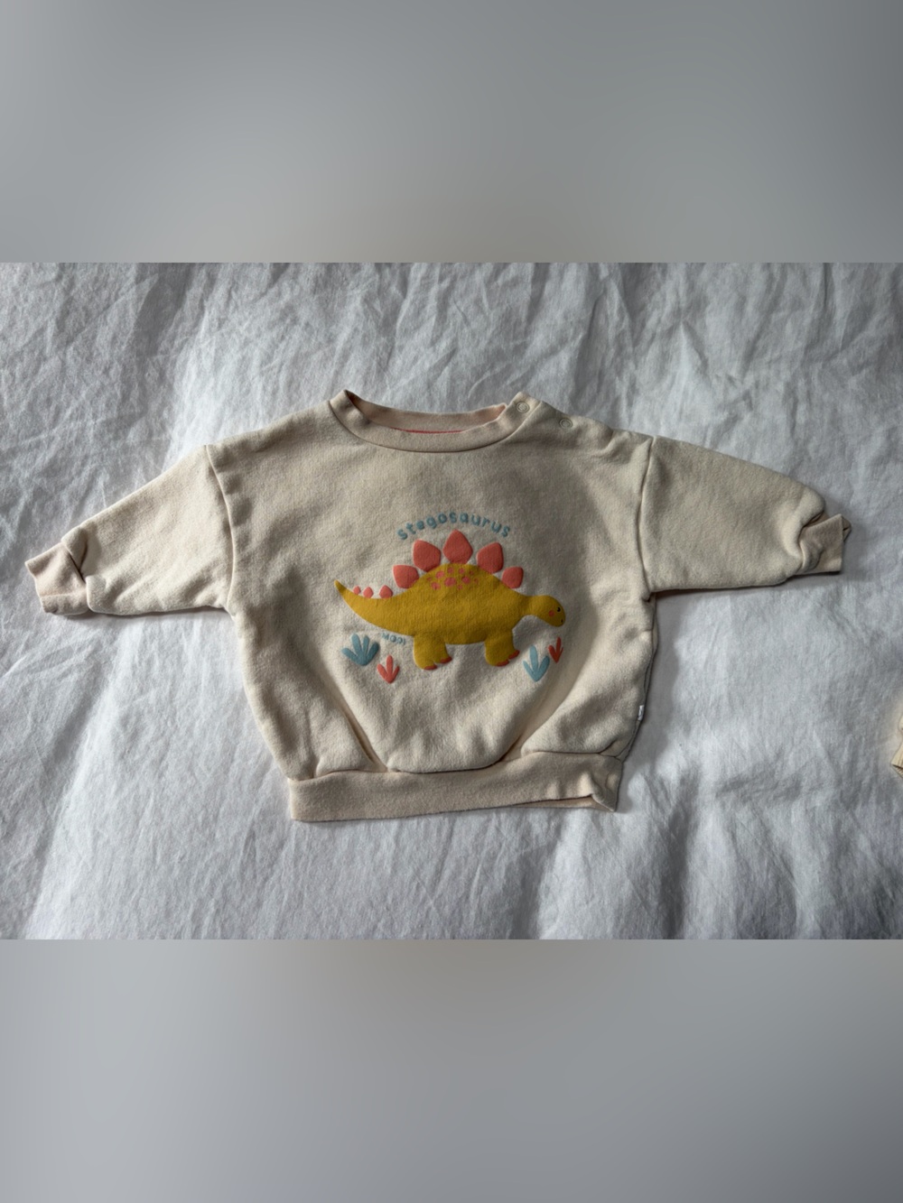 Baby Mori Dinosaur Stegosaurus Sweatshirt
